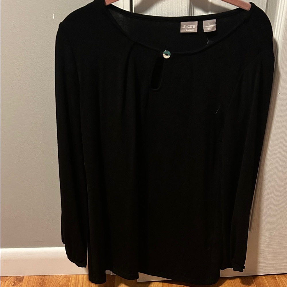 Chico's Elegant Black Blouse